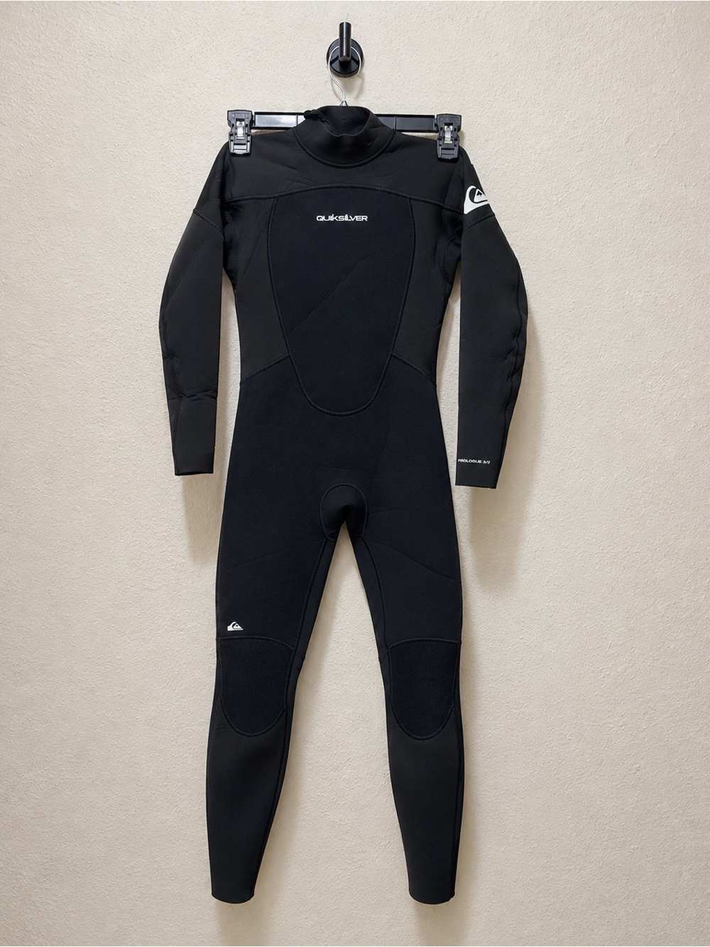 NWT Quiksilver Prologue Boys 3/2mm GBS Back Zip Full Wetsuit Black Size 8
